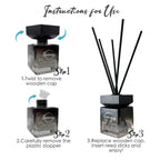 Sagittarius Zodiac Crystal-Enhanced Reed Oil Diffuser, Eternal Blooms Scent, 100ml