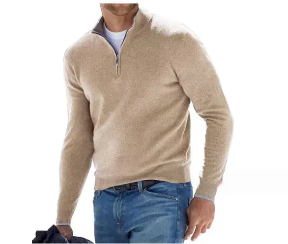 Men's Cashmere Long Sleeve Sweater