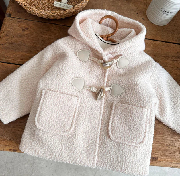 Autumn Winter Baby Lamb Wool Coat