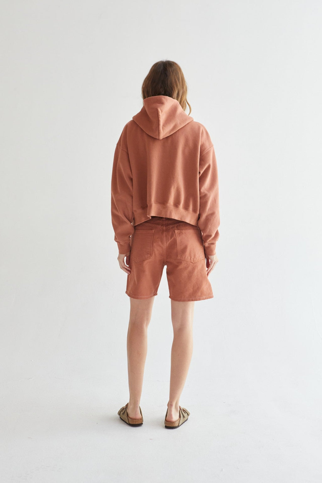 Rosie Cropped Zip-Up Hoodie