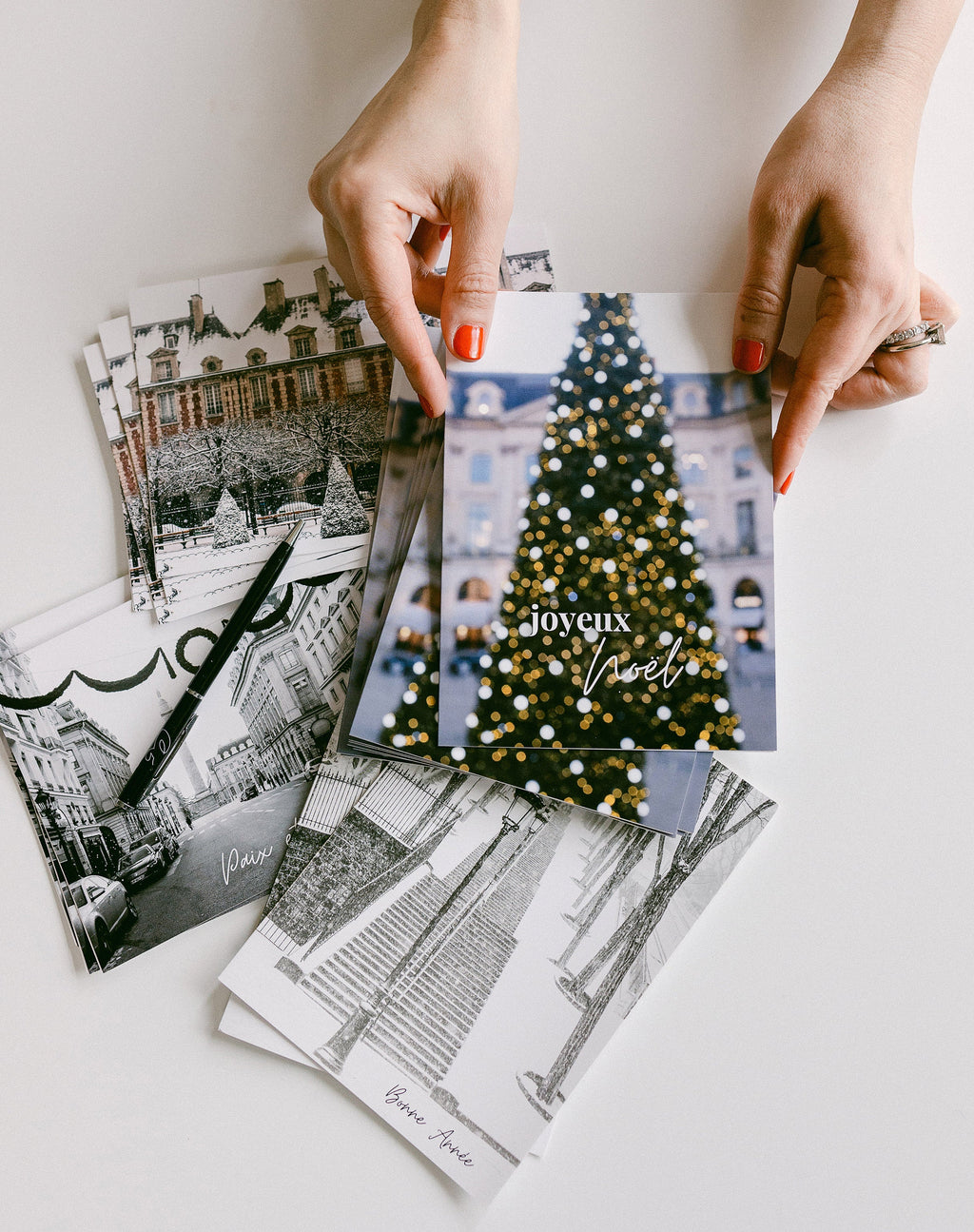 Holiday Paris Notecard Mixed Set Cards