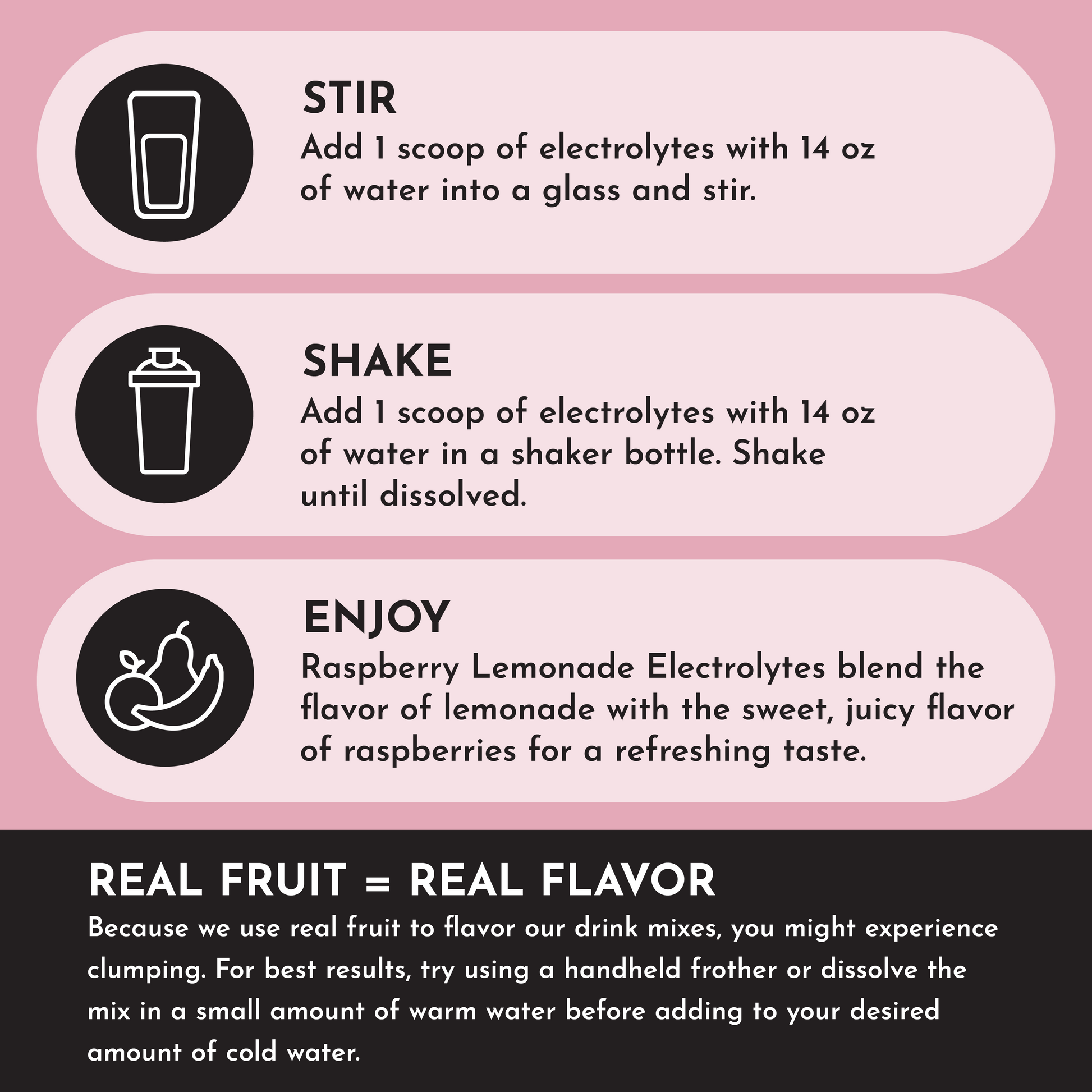Raspberry Lemonade Electrolytes