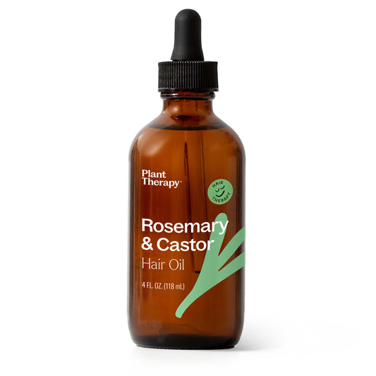 Rosemary & Castor Hair Oil - The Peony Haus