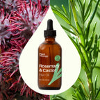 Rosemary & Castor Hair Oil - The Peony Haus