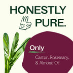 Rosemary & Castor Hair Oil - The Peony Haus