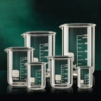 Borosilicate Glass Measuring Cup Clear Scale Beaker 50-1000ml