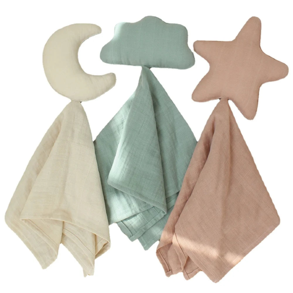 New Born Soothe & Appease 100% Organic Cotton security blanket
