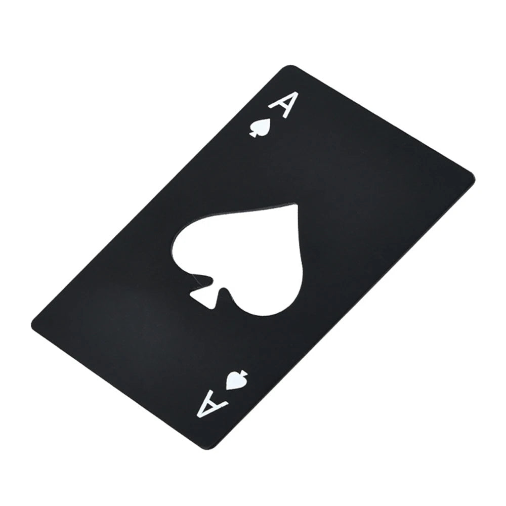 Ace Bottle Can Opener Stainless Steel Credit Card Size