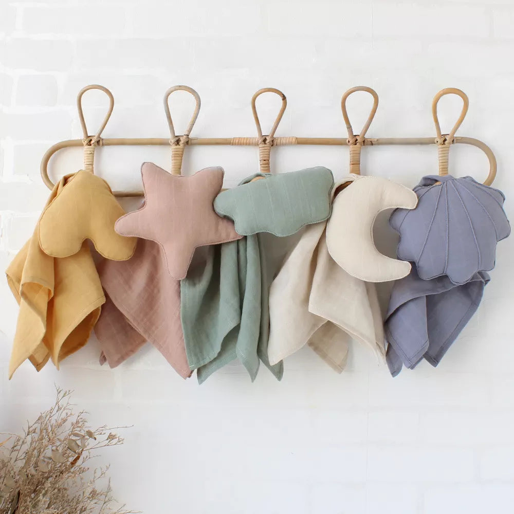 New Born Soothe & Appease 100% Organic Cotton security blanket