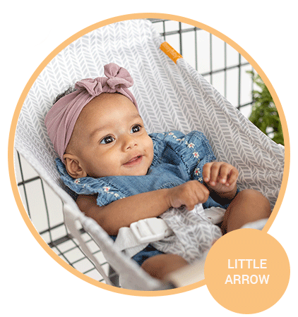Baby Shopping Cart Hammock | Little Arrow Design - 97% cotton