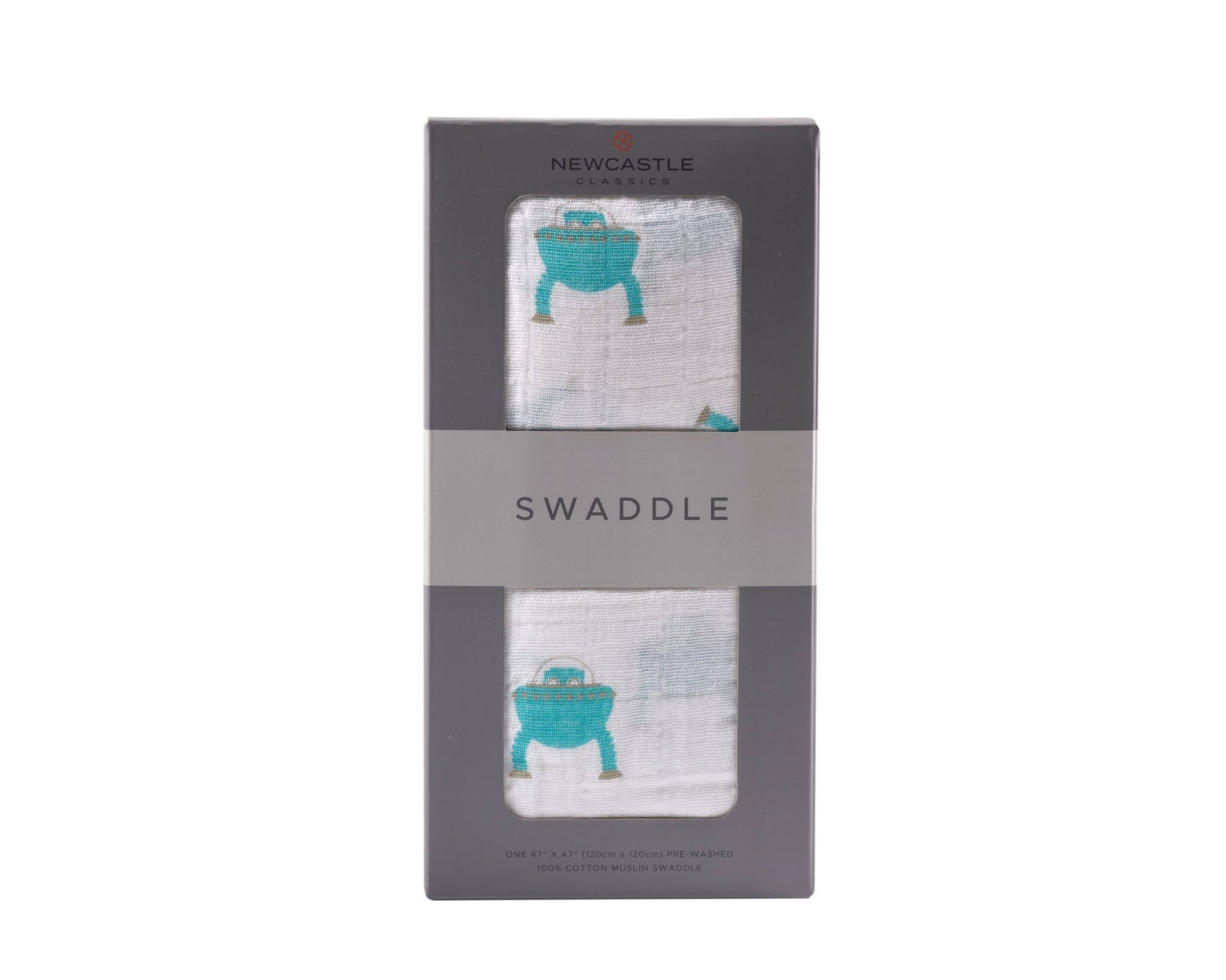 Space Robot Cotton Muslin Swaddle