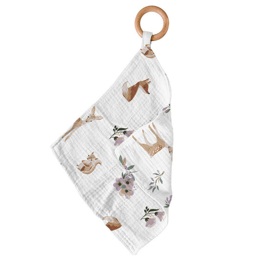 Sierra Fox and Deer Newcastle Teether - The Peony Haus