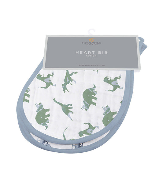 Rough Terrain Cotton Heart Bibs - The Peony Haus