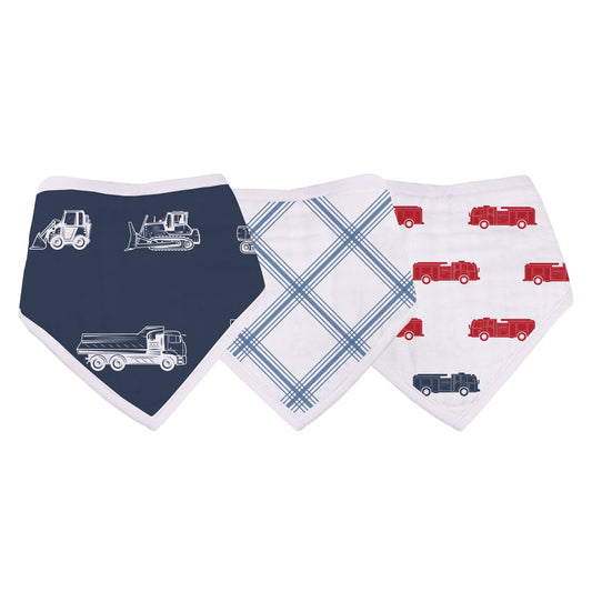 Things That Go Bandana Bibs - The Peony Haus
