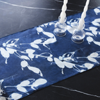 Porto Print in Indigo Runner