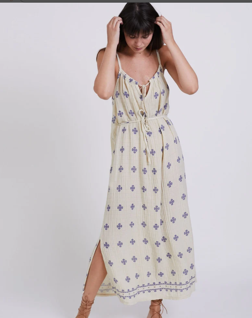 Organic Cotton Maxi Dress - The Peony Haus