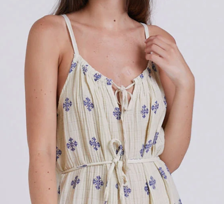 Organic Cotton Maxi Dress - The Peony Haus
