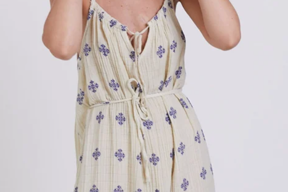 Organic Cotton Maxi Dress - The Peony Haus
