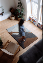 Handwoven Wool Area Rug "Guk"