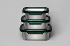 Multicolor Microwave Safe Stainless Steel Set