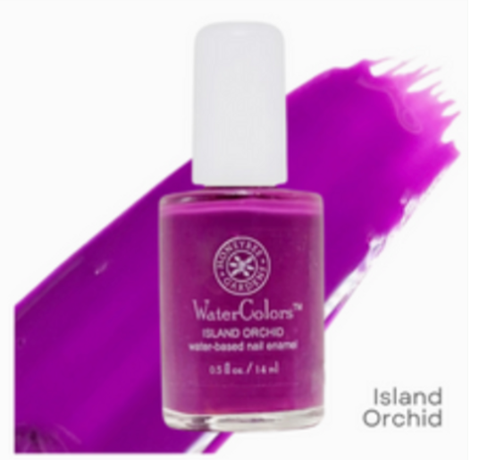 Honeybee Gardens Water-Based Nail Enamel - Island Orchid - The Peony Haus