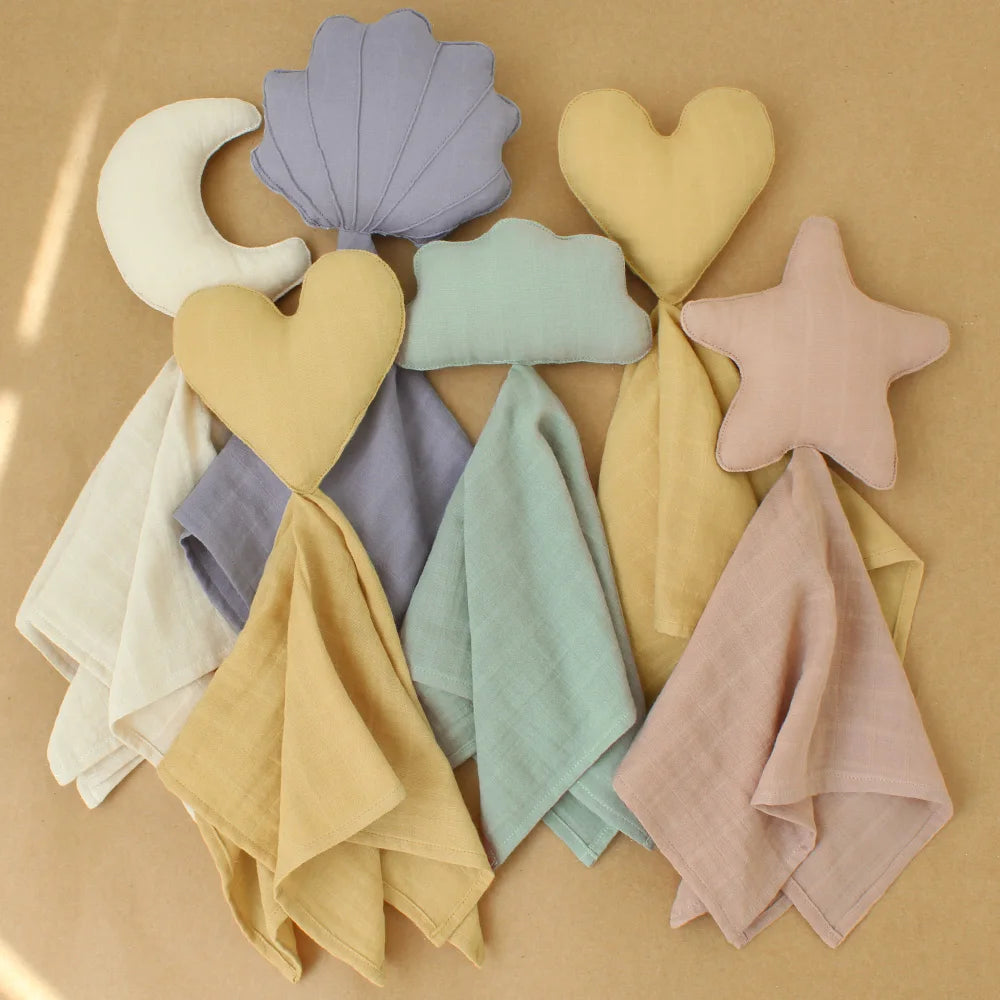 New Born Soothe & Appease 100% Organic Cotton security blanket