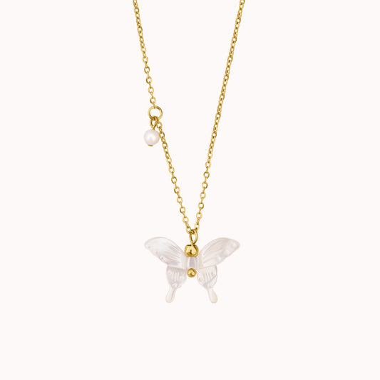 Sibyl Lunar Moth Necklace - The Peony Haus