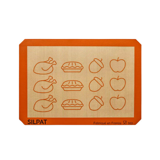 Silpat Thanksgiving Half Size Baking Mat - Limited Edition