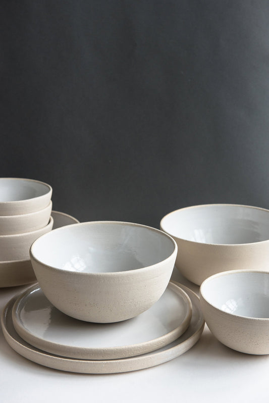Handmade Stoneware Dinner Set - The Peony Haus