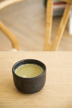 Black Matte Stoneware Matcha Bowl