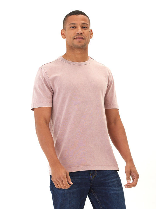 Shawn Mineral Wash Eco Cotton Jersey Crew Tee