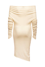 Topaz With Ocean Embroidery Knitted Dress