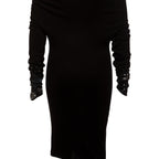 Topaz With Ocean Embroidery Knitted Dress