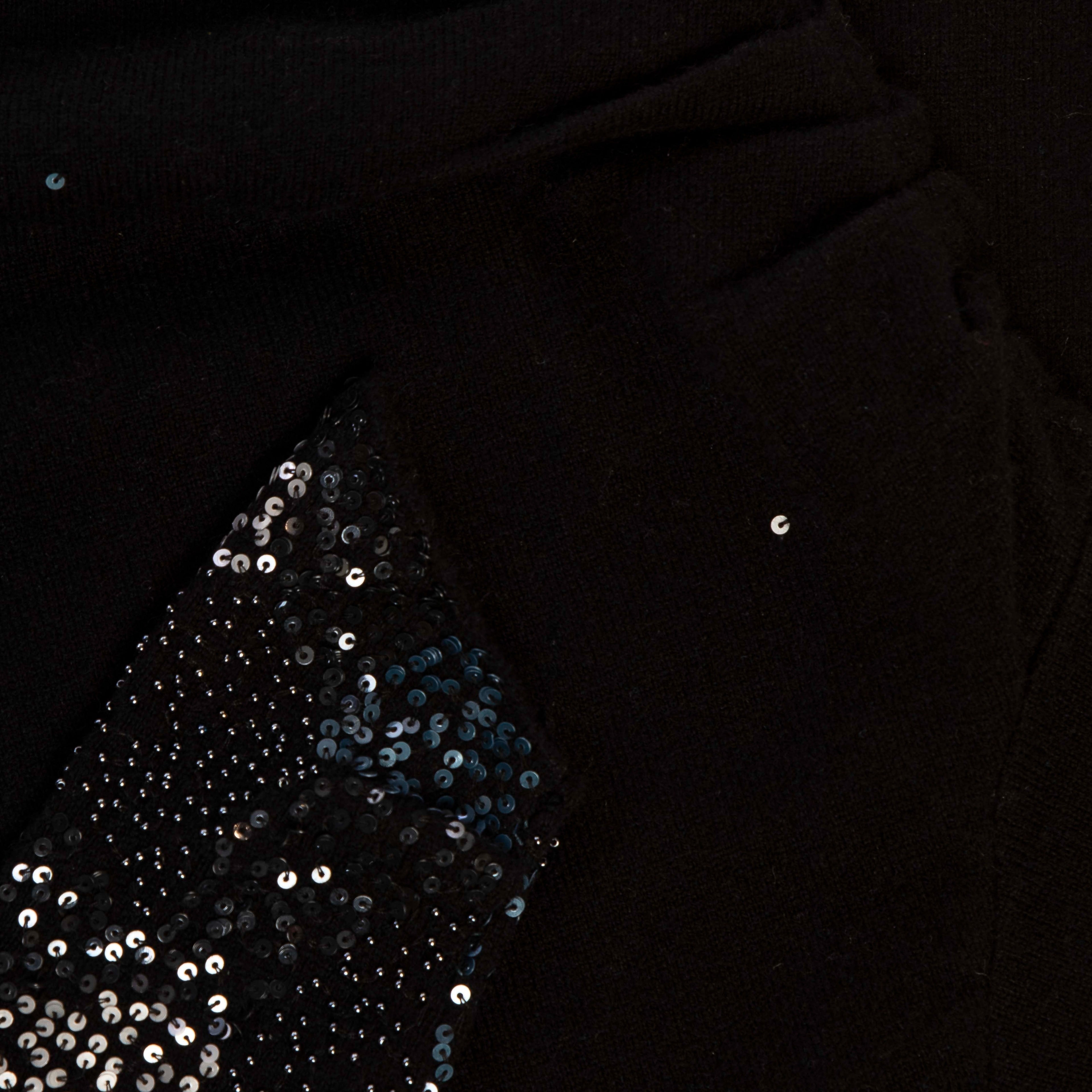 Topaz With Ocean Embroidery Knitted Dress