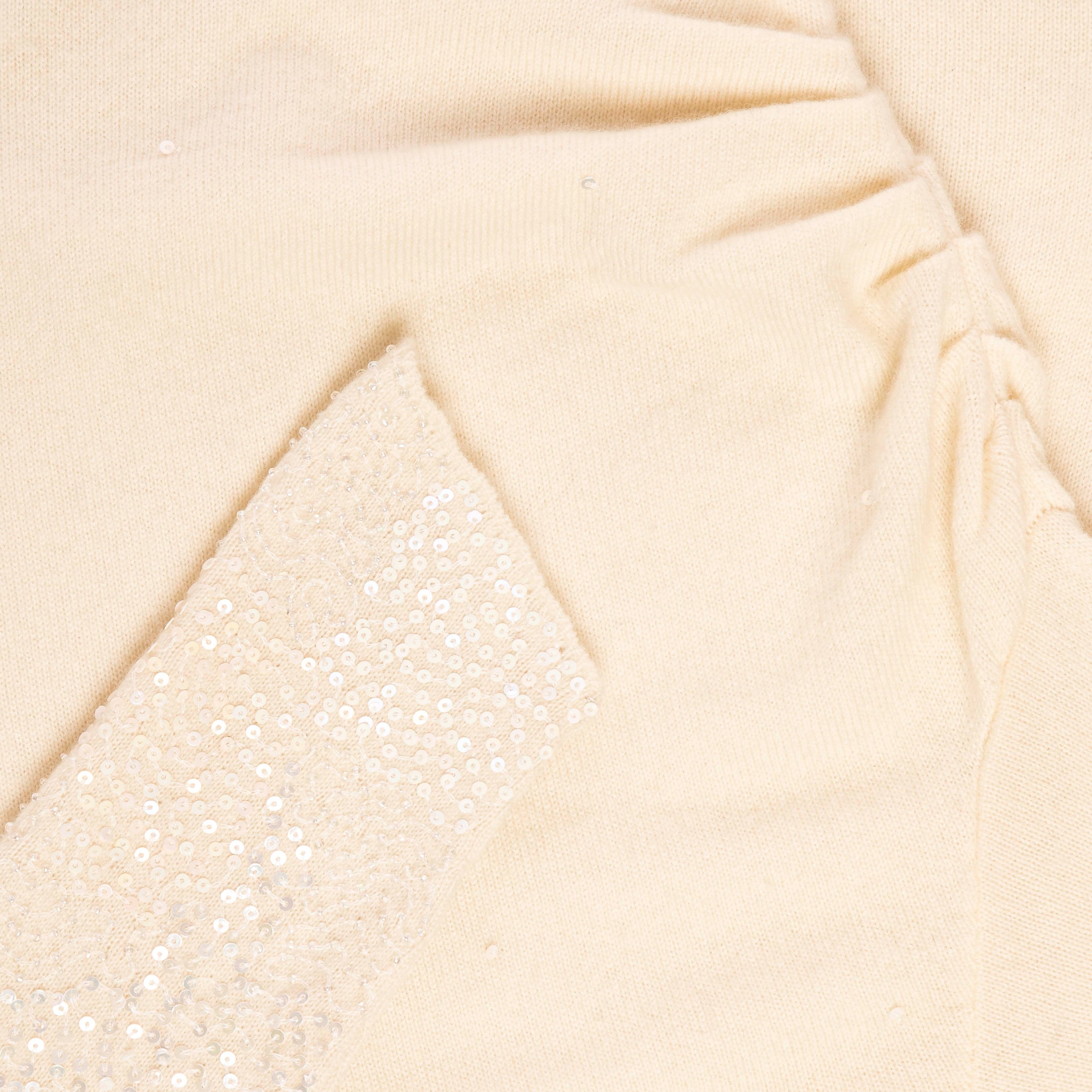 Topaz With Ocean Embroidery Knitted Dress