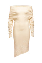 Topaz With Ocean Embroidery Knitted Dress