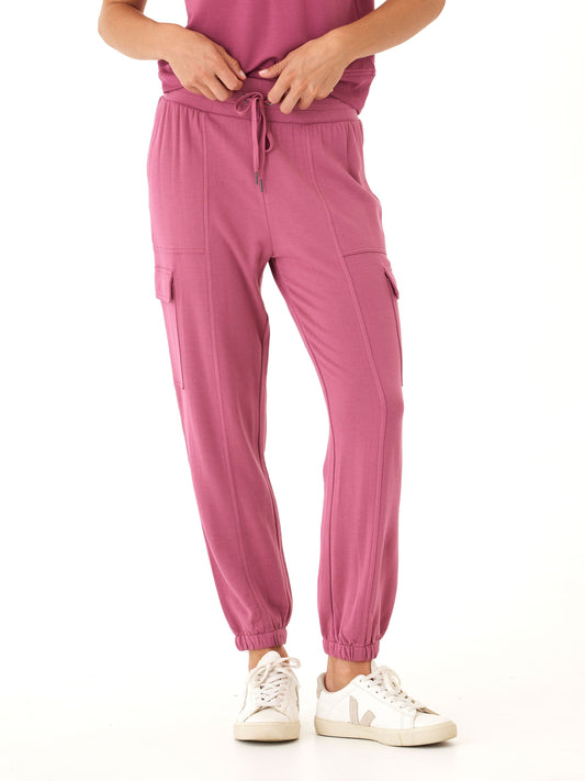 Margot Feather Fleece Cargo Jogger