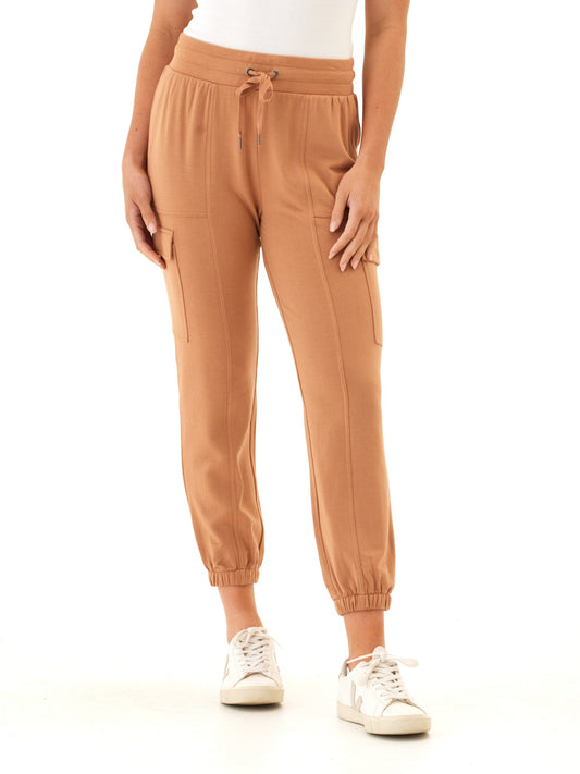 Margot Feather Fleece Cargo Jogger