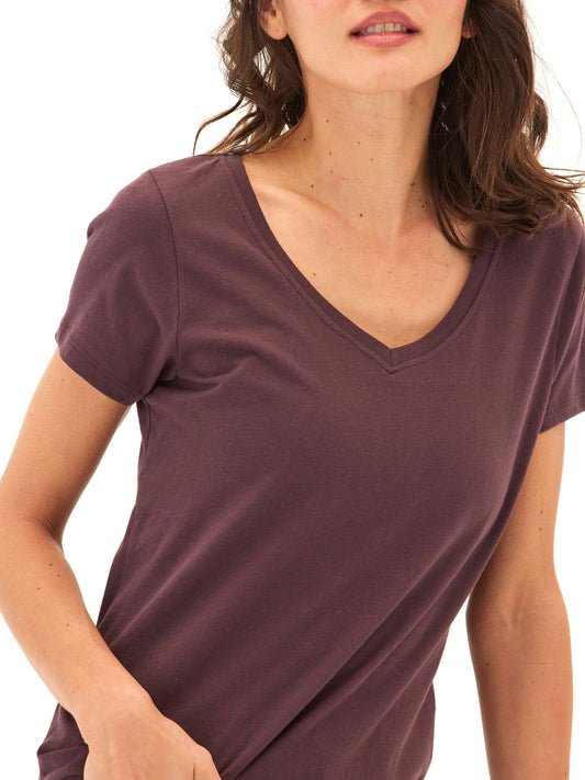 Pattie Organic Cotton V-Neck Tee