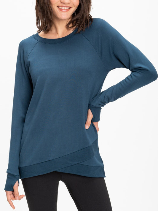 Leanna Feather Fleece Tunic
