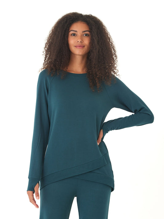 Leanna Feather Fleece Tunic