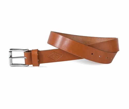 Beeswax waxed, full grain Leather Belts, Stainless steel buckle