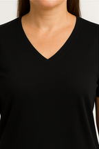 Tencel | Timeless Short-sleeve V-neck T-shirt (Women's)