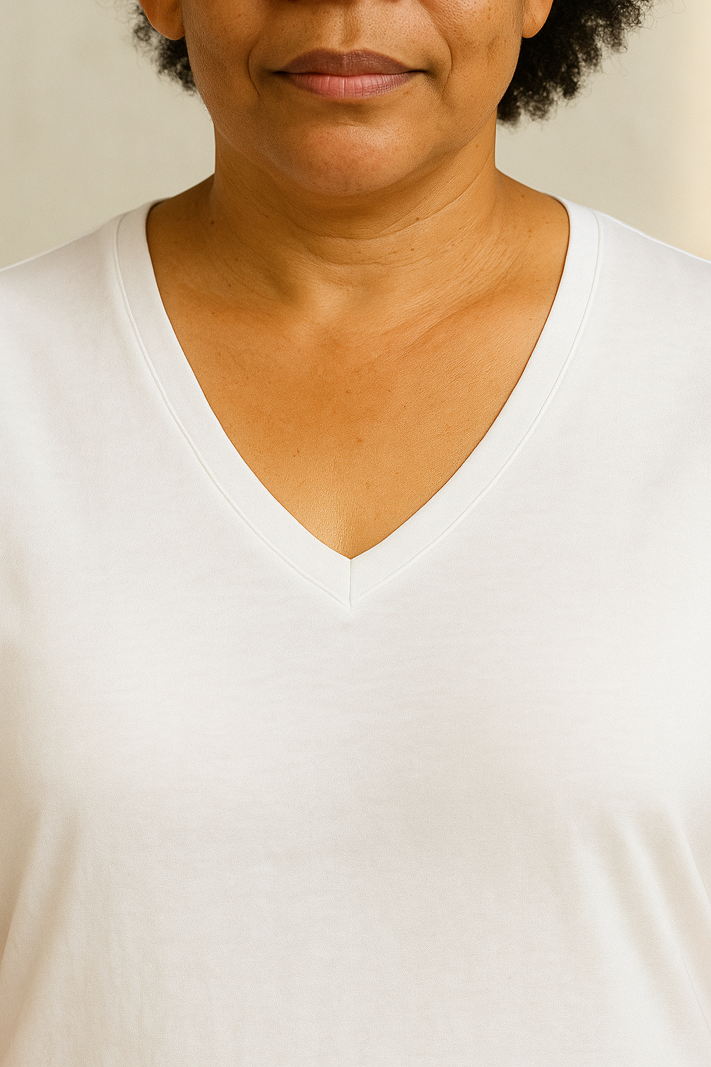 Tencel | Timeless Short-sleeve V-neck T-shirt (Women's)