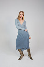 Knitted Wrap Gabrielle Dress