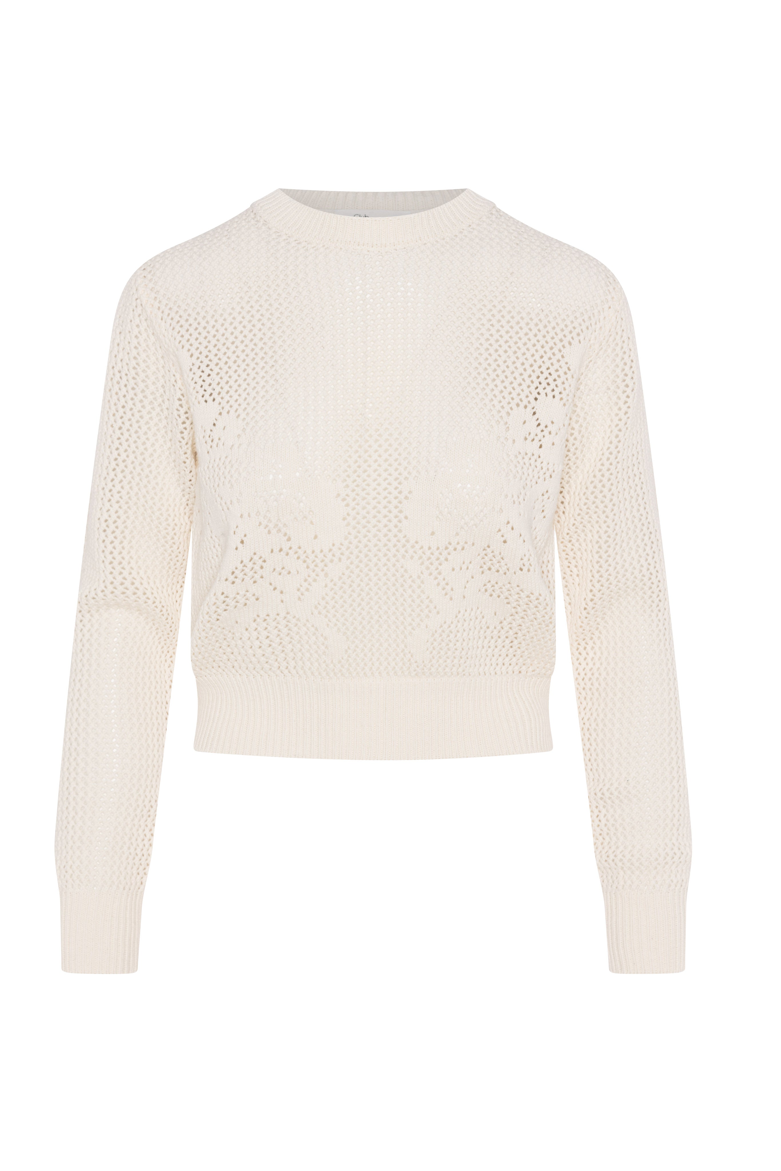 Crochet Design Cropped Sweater