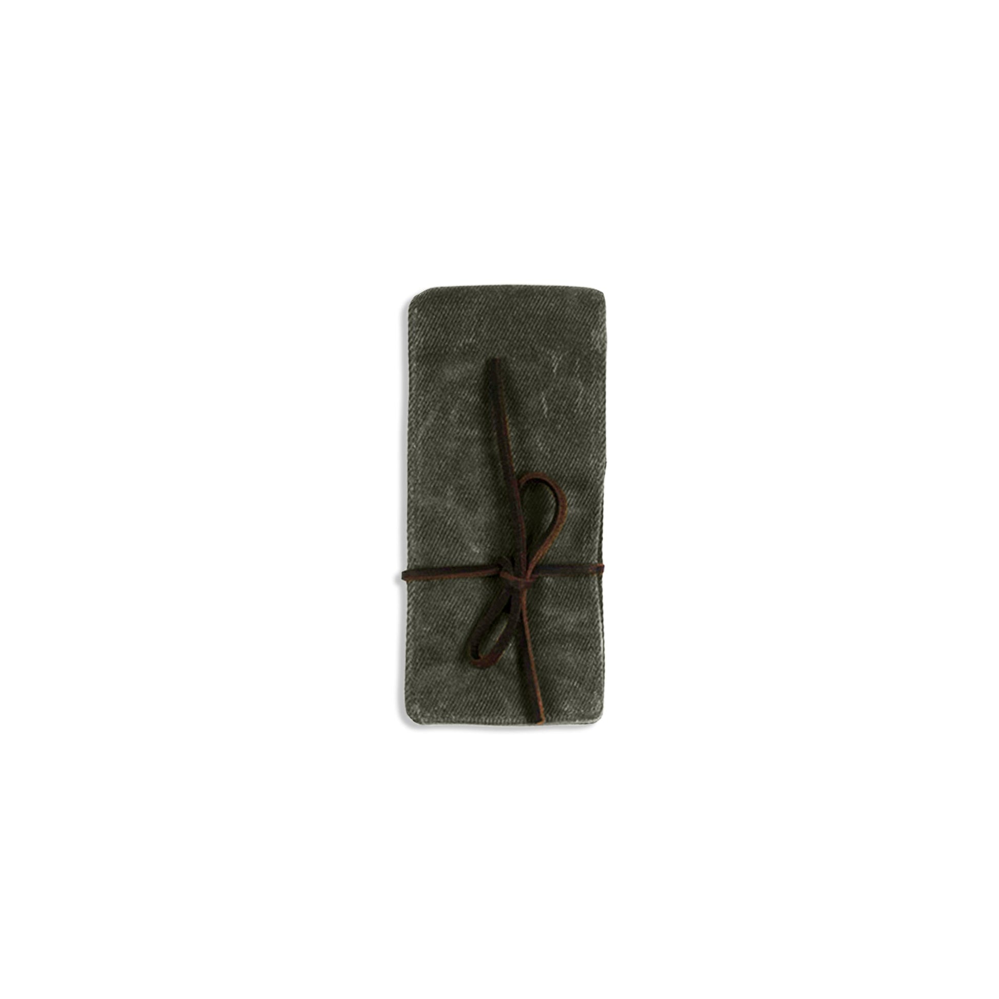 Waxed Watch Travel Sleeve - Olive