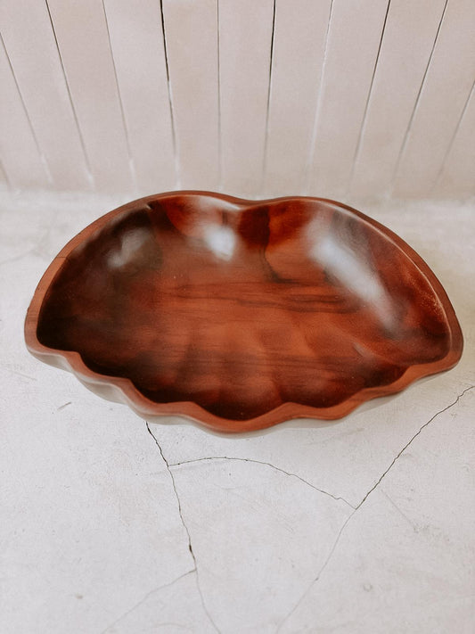 Teak Fruit Bowl