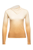 Pearl Body Fitted Flap Turtle Neck Textured Top