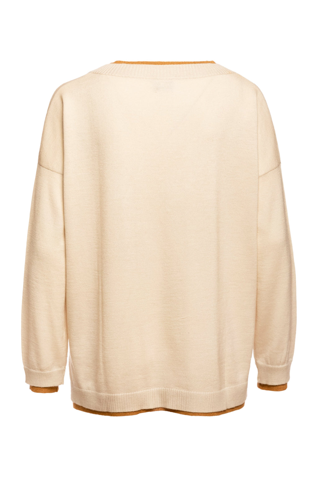 Lapis Loose Fit V Neck Oversized Sweater
